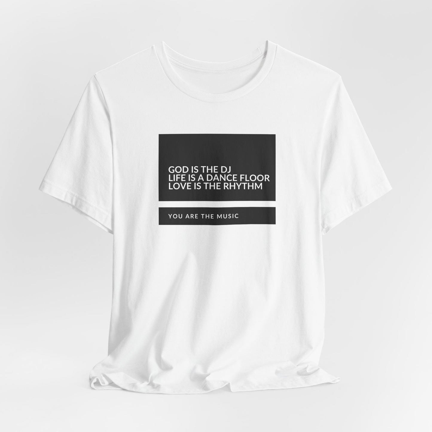 God is the DJ | Jersey Tee