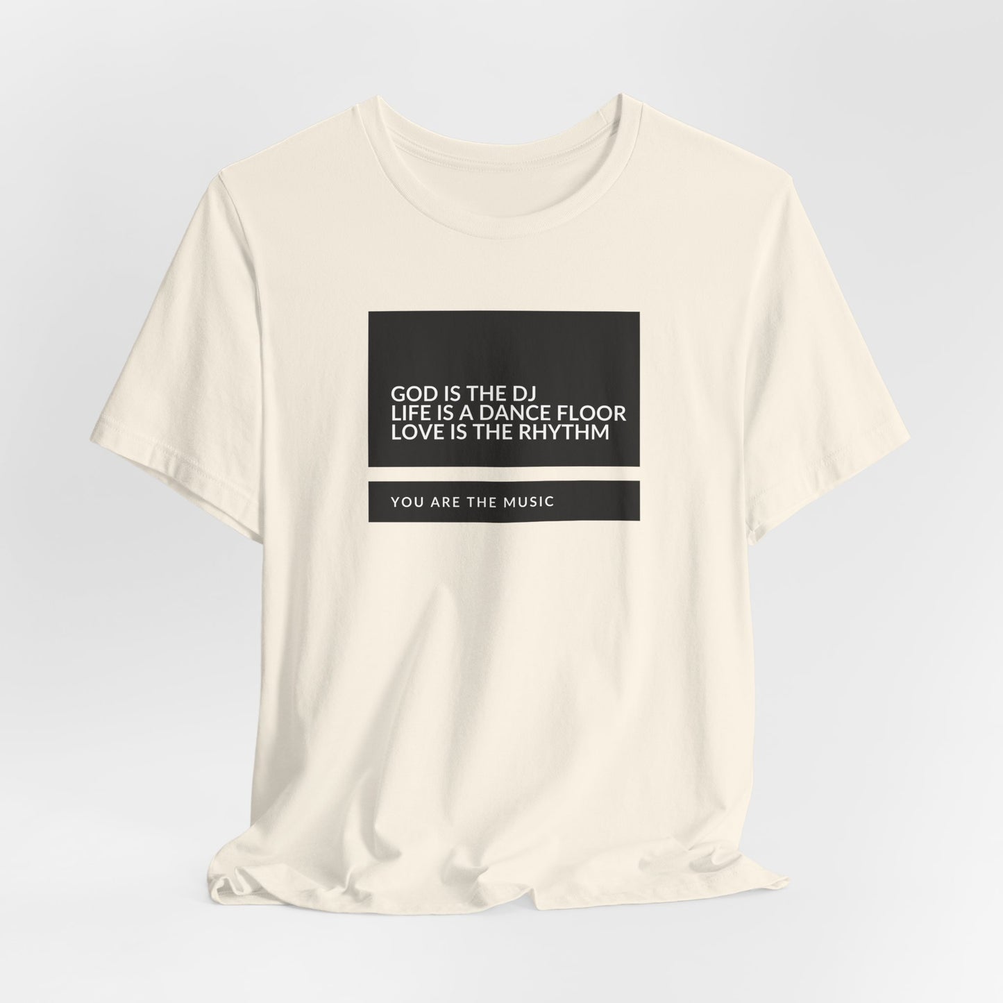 God is the DJ | Jersey Tee