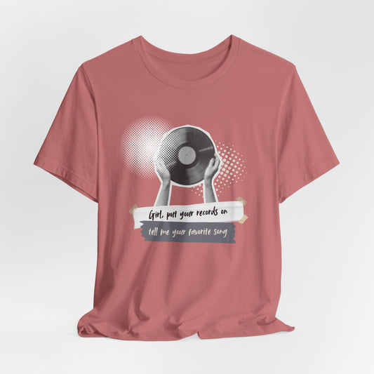 Put Your Records On | Jersey Tee
